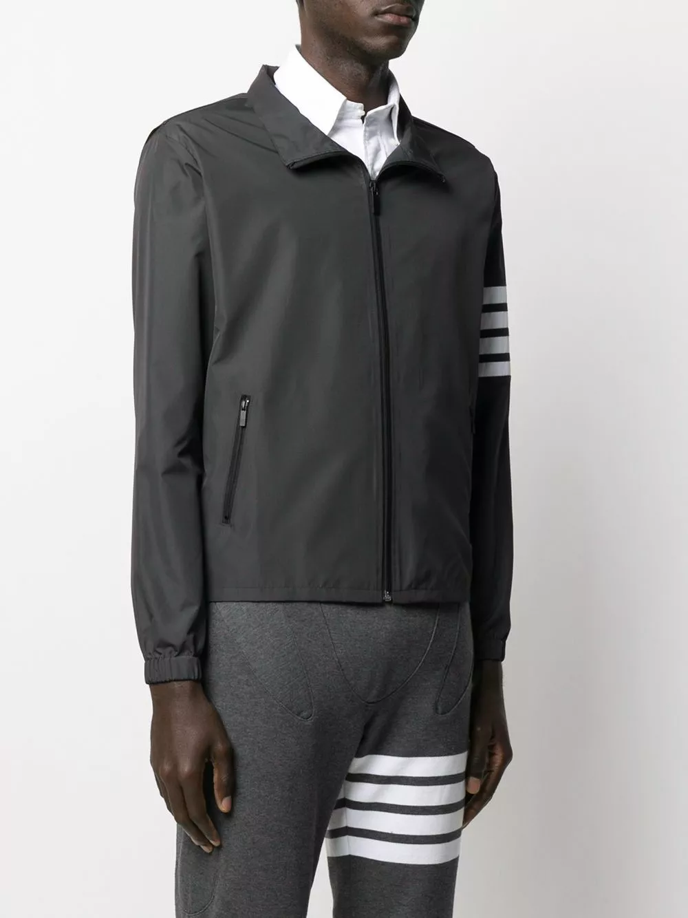 Thom Browne 4 Bar flyweight tech jacket sport jackets & windbreakers of men 3 Thom Browne 4-Bar flyweight tech jacket