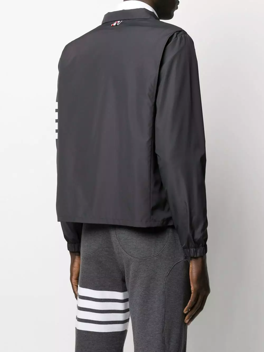 Thom Browne 4 Bar flyweight tech jacket sport jackets & windbreakers of men 4 Thom Browne 4-Bar flyweight tech jacket