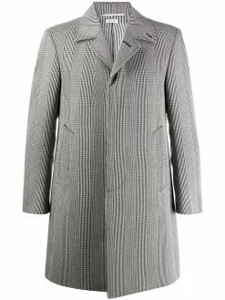 Thom Browne cavalry twill bal collar overcoat