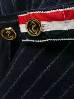 Thom Browne chalk stripe Chesterfield overcoatcoat