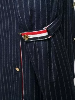 Thom Browne chalk stripe Chesterfield overcoatcoat
