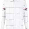 Thom Browne check grosgrain armband Oxford shirt