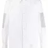 Thom Browne elbow-patch long-sleeve shirt