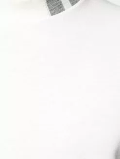 Thom Browne 4-Bar intarsia mock-neck T-shirt