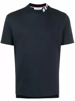 Thom Browne 4-Bar mock neck T-shirt
