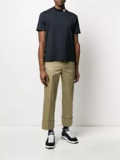 Thom Browne 4-Bar mock neck T-shirt