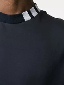 Thom Browne 4-Bar mock neck T-shirt