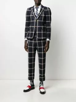 Thom Browne hunting tweed Prince of Wales trousers