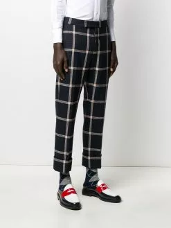 Thom Browne hunting tweed Prince of Wales trousers