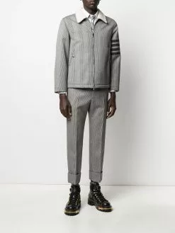 Thom Browne Prince of Wales cavalry twill trousers
