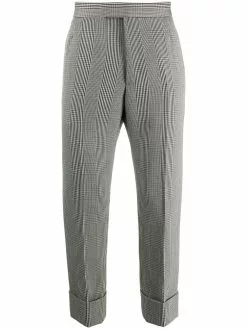 Thom Browne Prince of Wales cavalry twill trousers