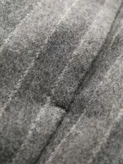 Thom Browne ground chalk-stripe flannel trousers