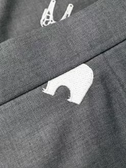Thom Browne animal-embroidered cropped trousers