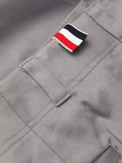 Thom Browne twill beltloop straight trousers