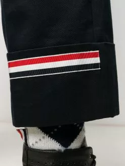 Thom Browne Twill straight leg trousers regular-fit & straight leg pants of men 11 Thom Browne twill straight-leg trousers