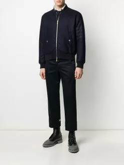 Thom Browne twill straight-leg trousers