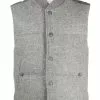 Thom Browne snap-button padded Shetland wool gilet