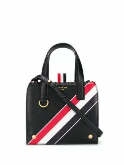 Thom Browne small Mrs. Thom RWB frame tote bag