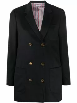 Thom Browne double-breasted zibeline sack jacket