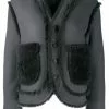 Thom Browne reversible drop-shoulder shearling jacket