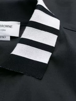 Thom Browne 4-Bar intarsia sleeveless shirt dress