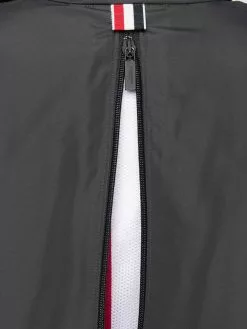 Thom Browne tricolor flyweight tech zip-gusset 4-Bar jacket