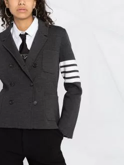 Thom Browne 4-Bar double-breasted blazer