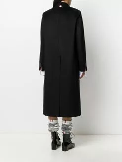 Thom Browne elongated cashemre zibeline sack overcoat
