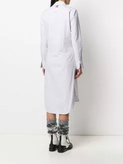 Thom Browne university-stripe Oxford shirt dress