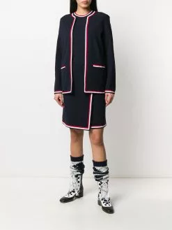 Thom Browne RWB trim piqué T-shirt