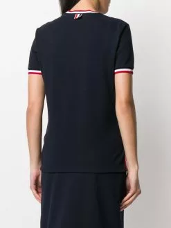 Thom Browne RWB trim piqué T-shirt