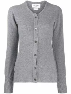 Thom Browne RWB stripe piqué-stitch cardigan