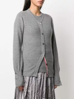 Thom Browne RWB stripe piqué-stitch cardigan