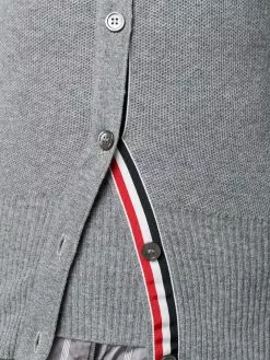 Thom Browne RWB stripe piqué-stitch cardigan