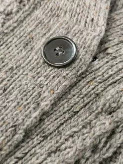 Thom Browne aran cable-knit 4-Bar cardi-coat