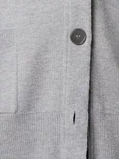 Thom Browne 4-Bar stripe Milano stitch cardi-coat