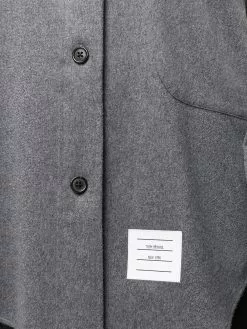 Thom Browne 4-Bar oversized shirt jacket