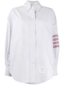 Thom Browne 4-Bar oversized Oxford shirt