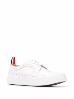 Thom Browne Longwing pebbled leather sneakers
