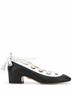 Thom Browne Ghillie block-heel pumps