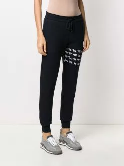 Thom Browne embroidered Animal Icon 4-Bar track pants