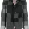 Thom Browne Shetland wool patchwork-effect shrunken blazer