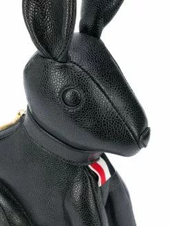 Thom Browne small Rabbit pebbled leather shoulder bag