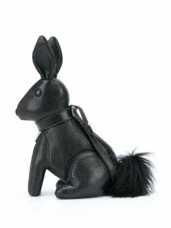 Thom Browne small Rabbit pebbled leather shoulder bag
