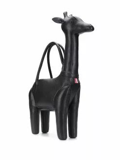 Thom Browne Giraffe pebbled leather tote bag tote bags of men 7 Thom Browne Giraffe pebbled leather tote bag