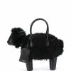 Thom Browne Sheep pebbled leather tote bag