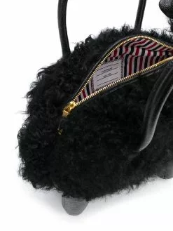 Thom Browne Sheep pebbled leather tote bag