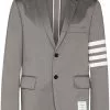 Thom Browne 4-bar stripe single-breasted blazer