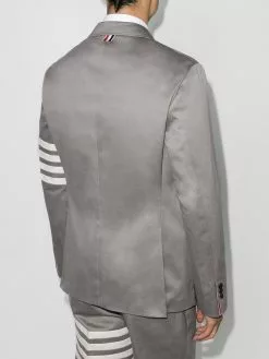 Thom Browne 4-bar stripe single-breasted blazer