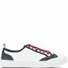 Thom Browne leather-trim sneakers